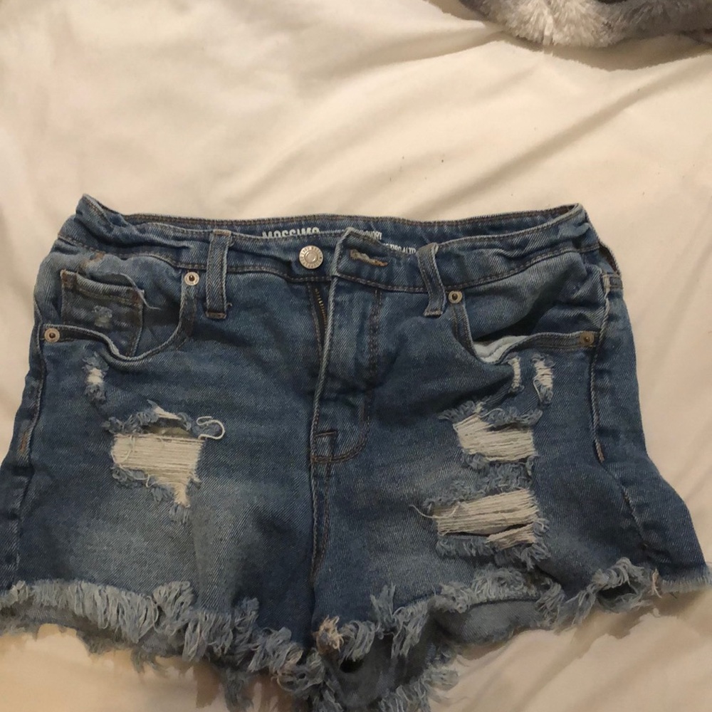 high rise shorty shorts